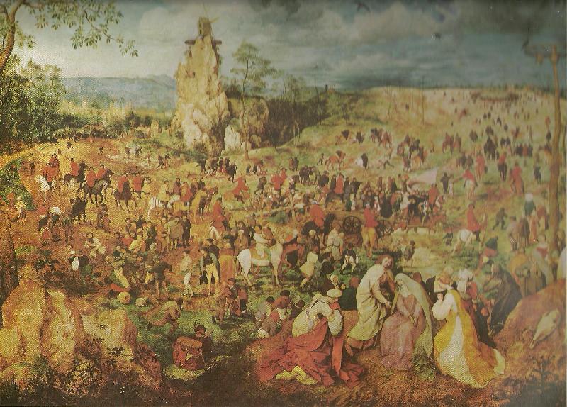 Pieter Bruegel korsbarandet. oil painting image